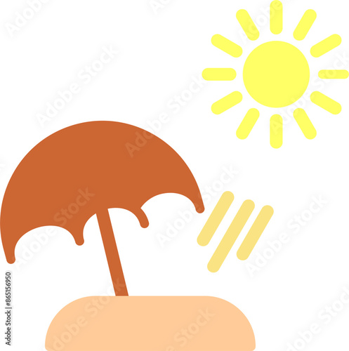 Beach Vector Icon