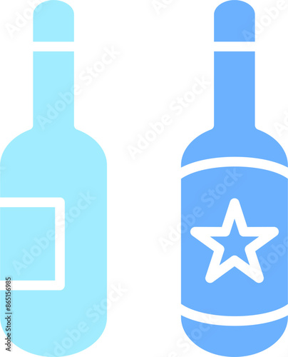 Beer Bottles Vector Icon