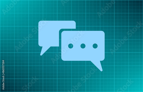 Vector illustration blue background
