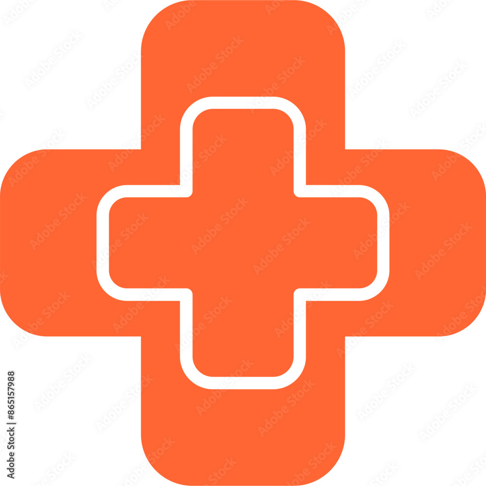 Fototapeta premium Medical Sign Vector Icon