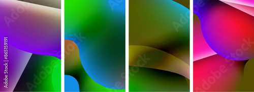 Abstract colors. Abstract backgrounds for wallpaper, business card, cover, poster, banner, brochure, header, website