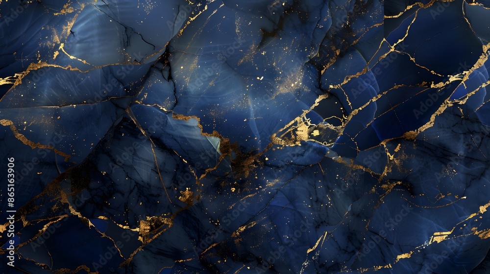 blue marble with golden line blue marble with golden line