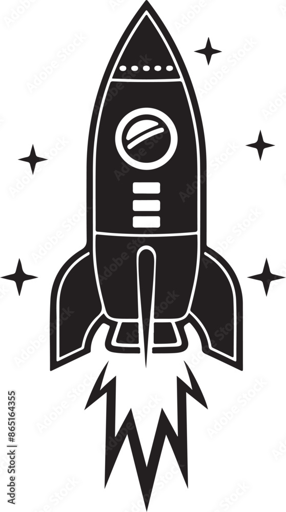 rocket in space rocket in space