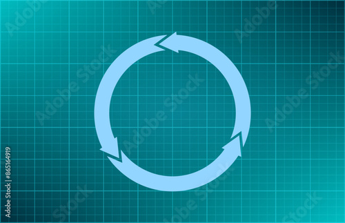 Vector illustration blue background