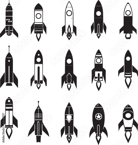 rocket, space, vector, illustration, spaceship, cartoon, icon, symbol, ship, design, sign, shuttle, vintage, speed, technology, glass, launch, iron