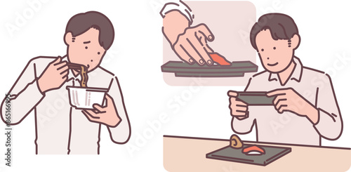 cheap meal and expensive meal economic polarization overconsumption