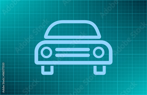 Vector illustration blue background