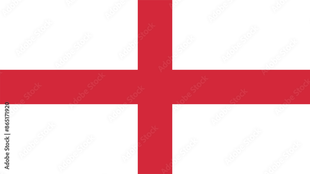 Obraz premium Vector flag of England. Illustration eps10.
