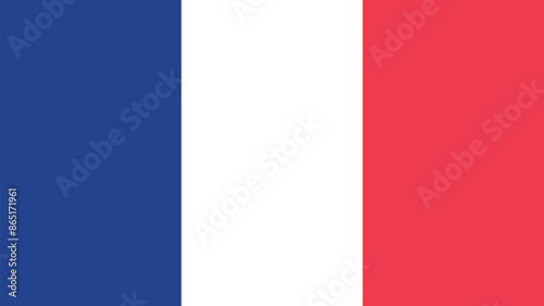 Vector flag of France. Illustration eps10. Free Download Vector flag of France. Illustration eps10. - GFXLoad