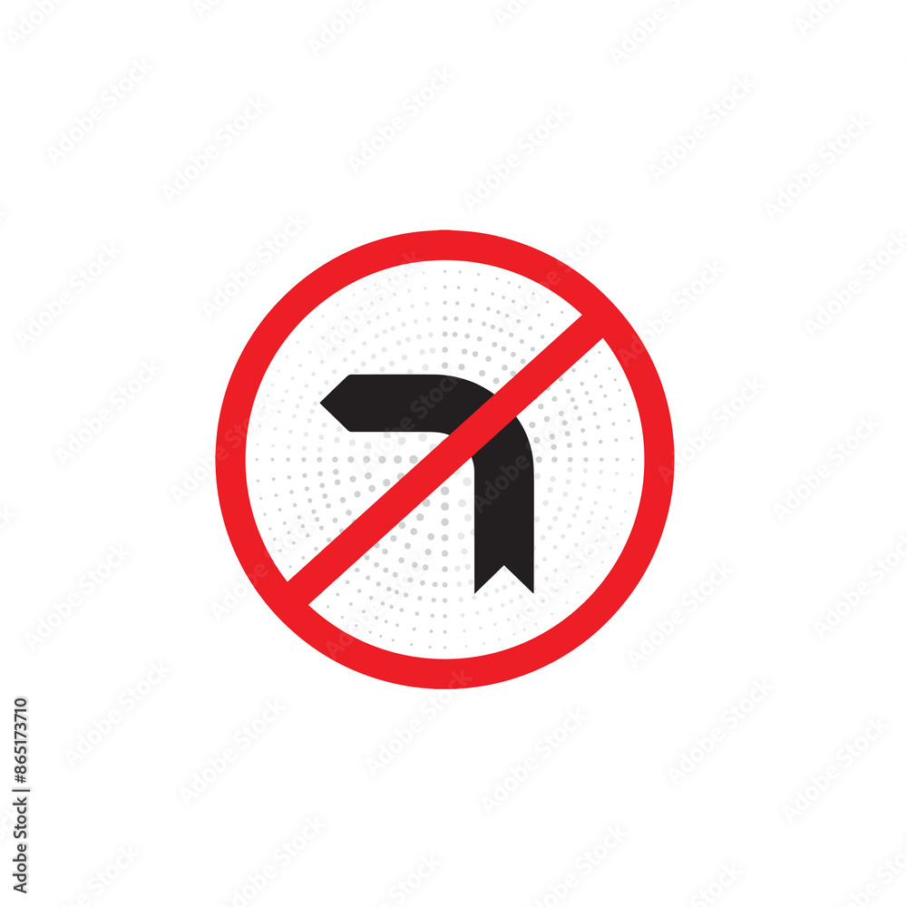 turn left sign information vector turn left sign information vector