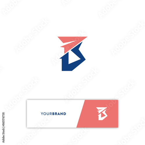 Letter B vector design