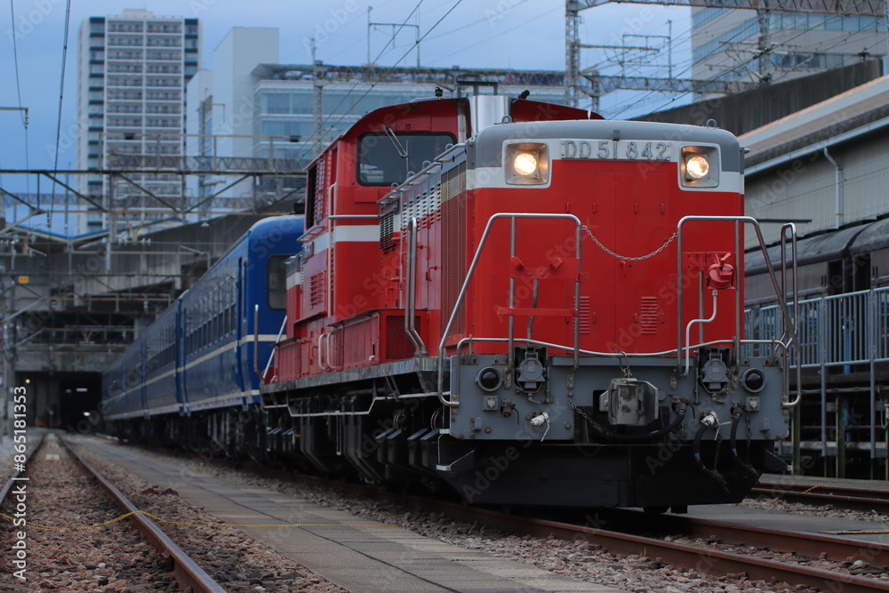 引退迫るぐんま車両センターのDD51形ディーゼル機関車(842号機)@撮影会_2024/6/9撮影
