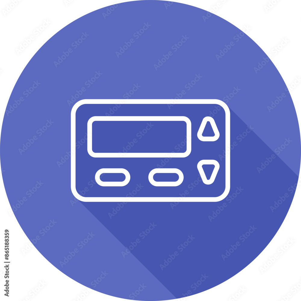Pager Vector Icon Pager Vector Icon