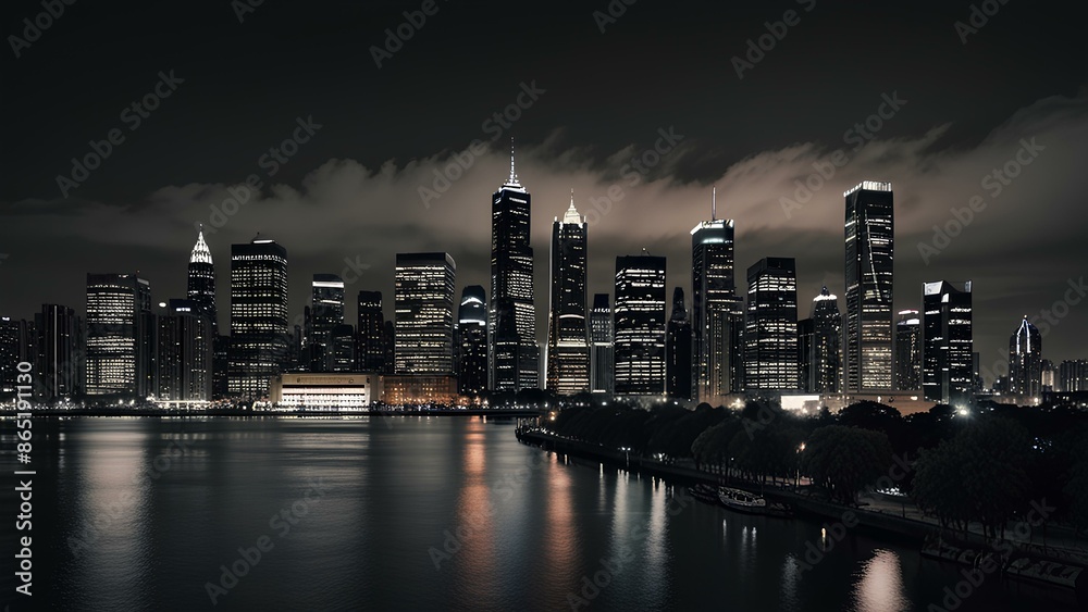 Fototapeta premium city night