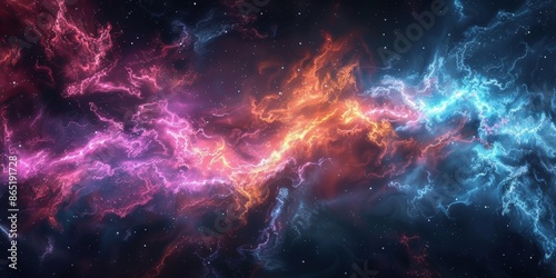 Cosmic Dance of Nebulae