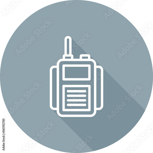 Hand-crank radio Vector Icon