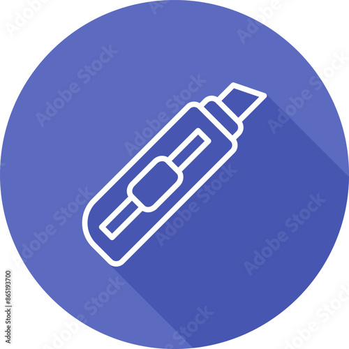 Utility knife Vector Icon