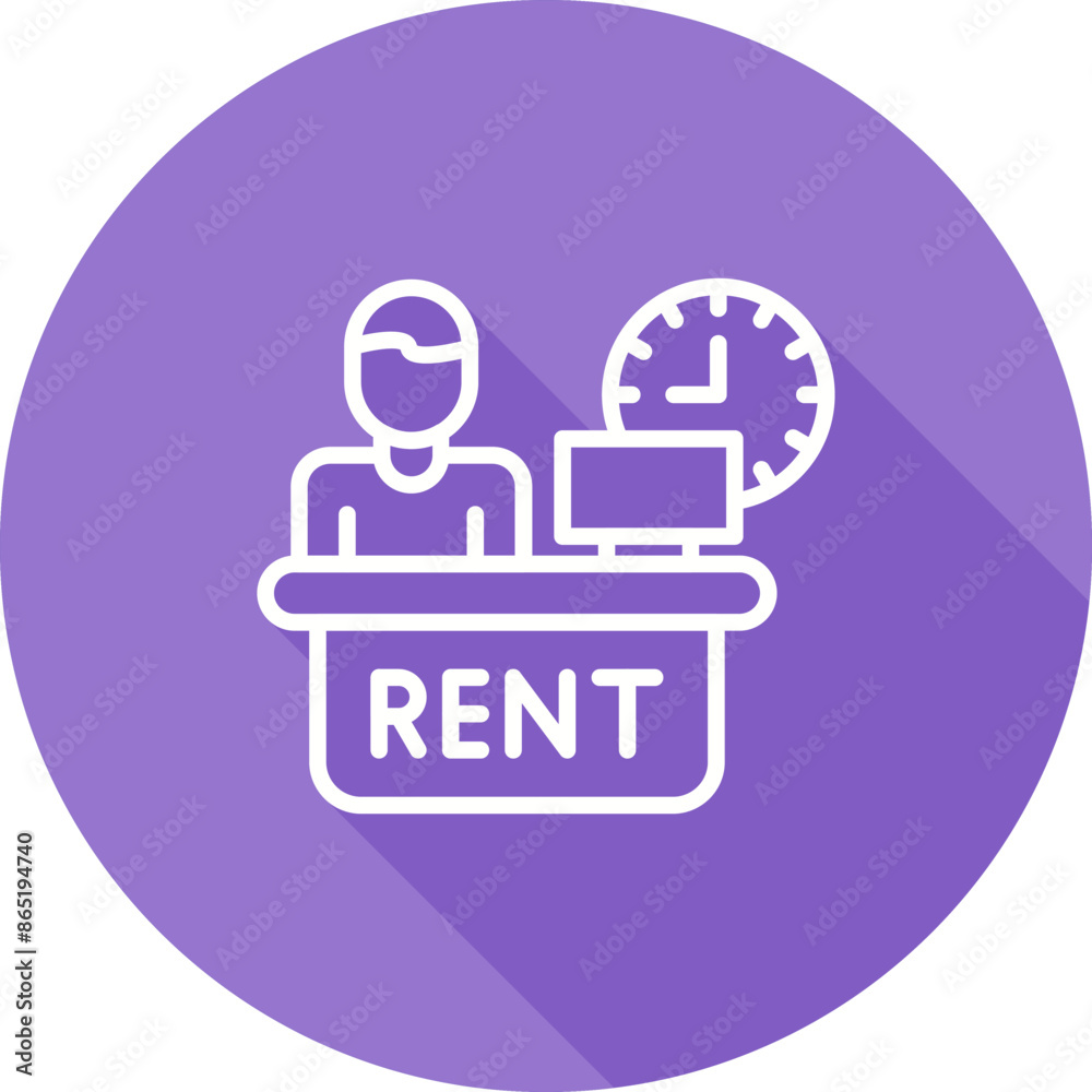 Rental Service Vector Icon Rental Service Vector Icon