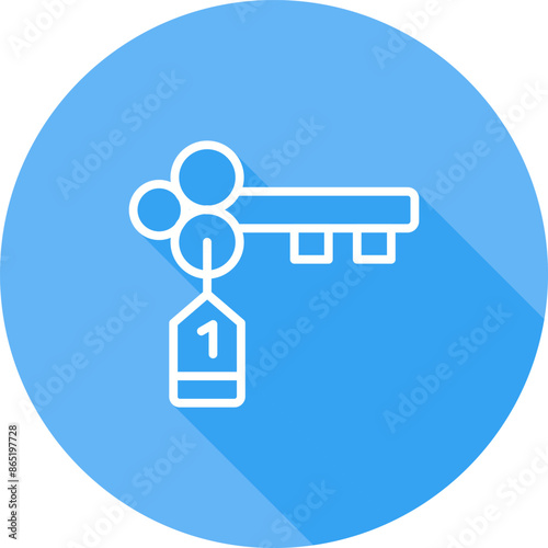 Door Key Vector Icon