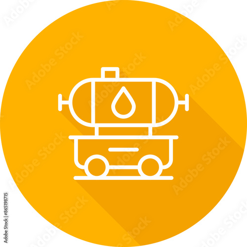 Tanker Truck Vector Icon