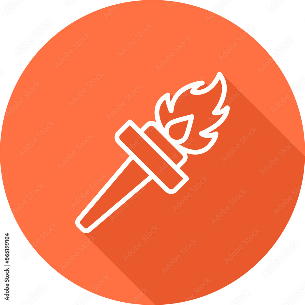 Torch Vector Icon Torch Vector Icon