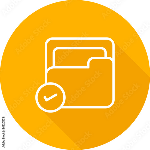 Accept Document Vector Icon