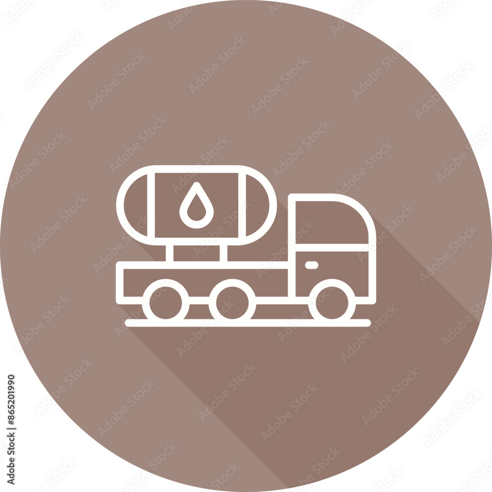 Tanker Vector Icon Tanker Vector Icon