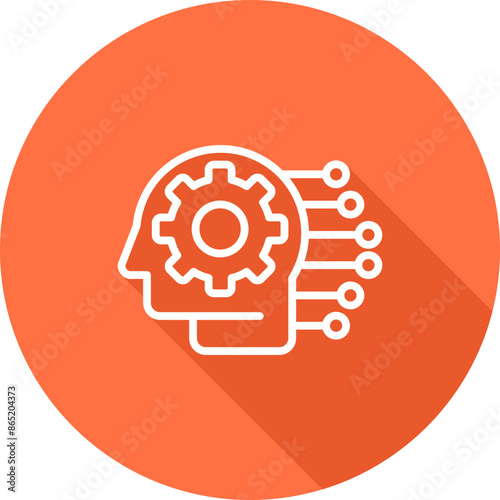 Machine Learning Vector Icon