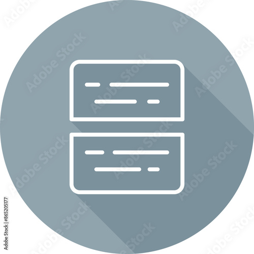 Document Split Vector Icon