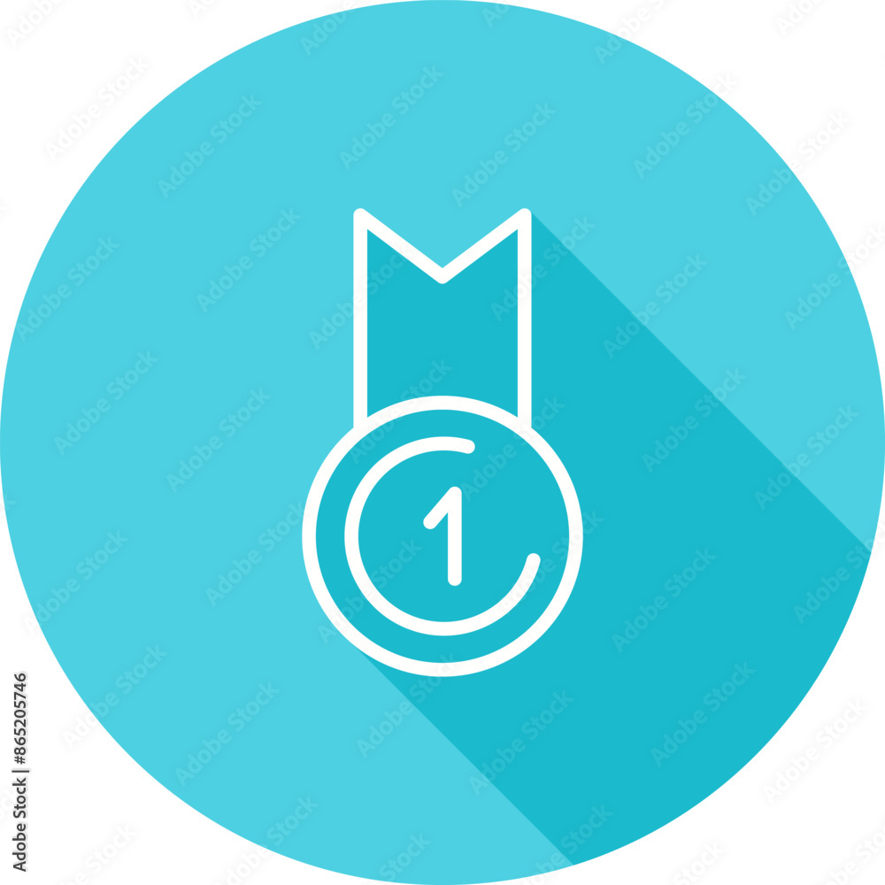 First Place Vector Icon First Place Vector Icon