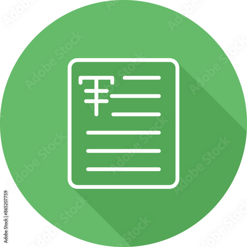 Document Strikethrough Vector Icon