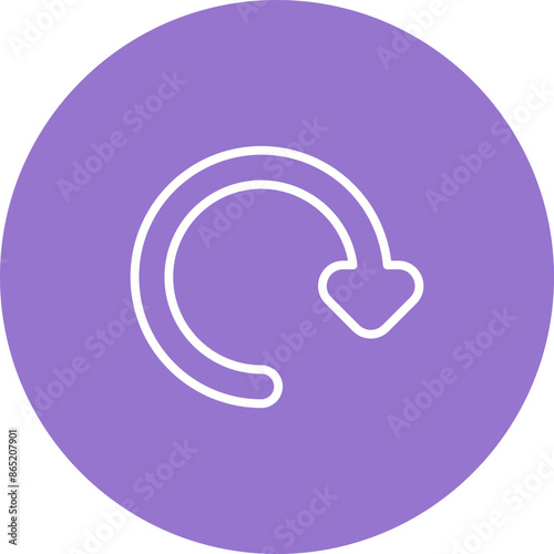 Rotate Right Vector Icon