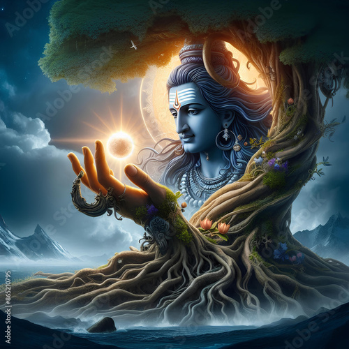 Lord Mahadev, Shiv creative image photo