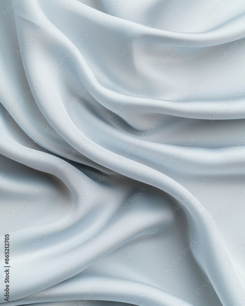 Obraz premium A white fabric with a wave pattern
