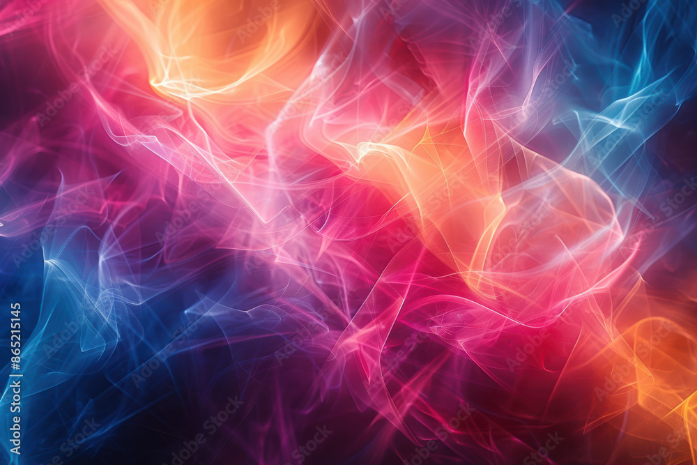 Obraz premium Vibrant Pastel Laser Display