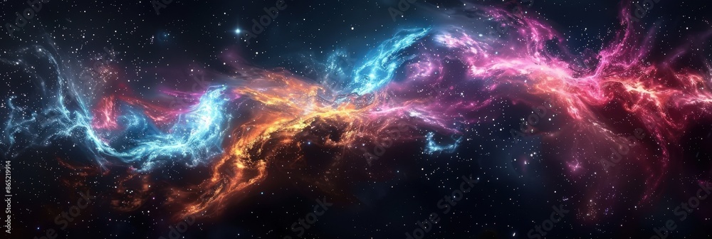 Cosmic Nebula: A Symphony of Colors Cosmic Nebula: A Symphony of Colors