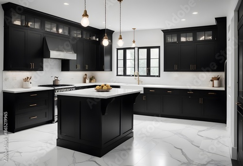 Home kitchen interior Modern design