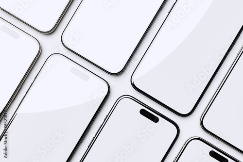 Smartphone Blank Background