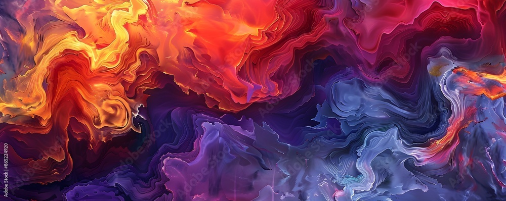 Cosmic Storm Vibrant Abstract Digital Art of Chaotic Turbulence and Flowing Energy Cosmic Storm Vibrant Abstract Digital Art of Chaotic Turbulence and Flowing Energy