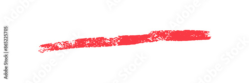 Childish Crayon brush stroke color underline. Chalk pen highlight stroke. Rough hand drawn brush underline element for accent, emphasis element. Color kid chalk vector illustration