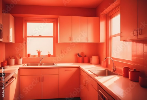 Home kitchen interior Modern design