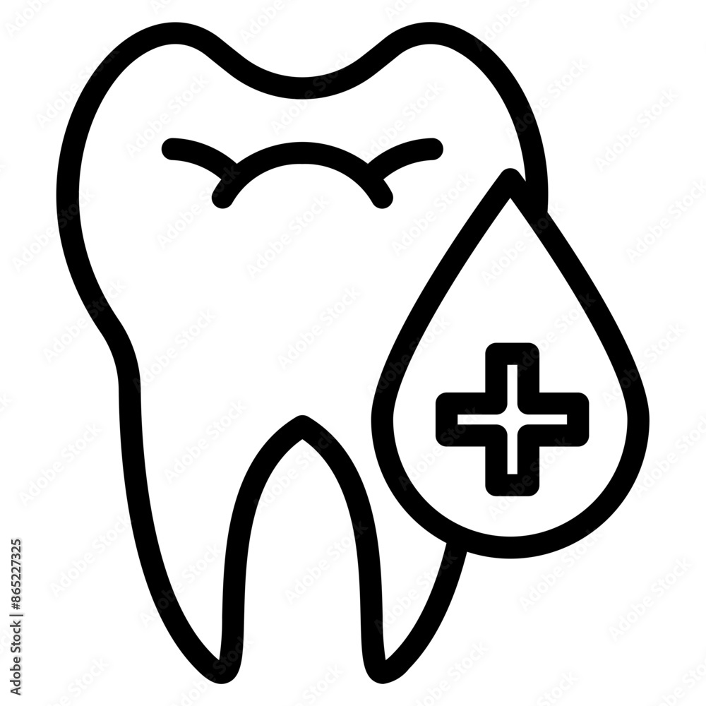 Tooth icon symbol Tooth icon symbol