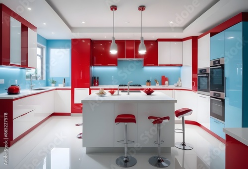 Home kitchen interior Modern design