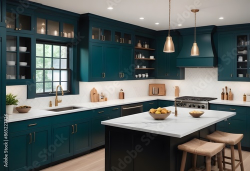 Home kitchen interior Modern design