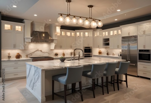 Home kitchen interior Modern design