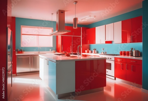 Home kitchen interior Modern design