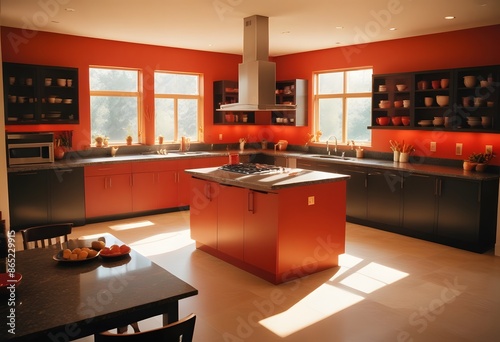 Home kitchen interior Modern design