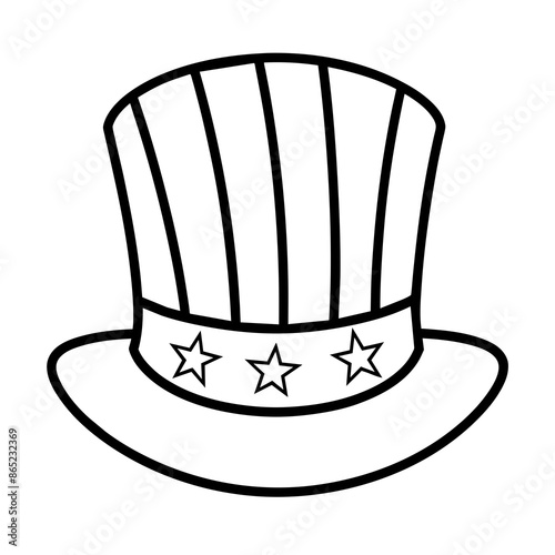 vector illustration of a hat