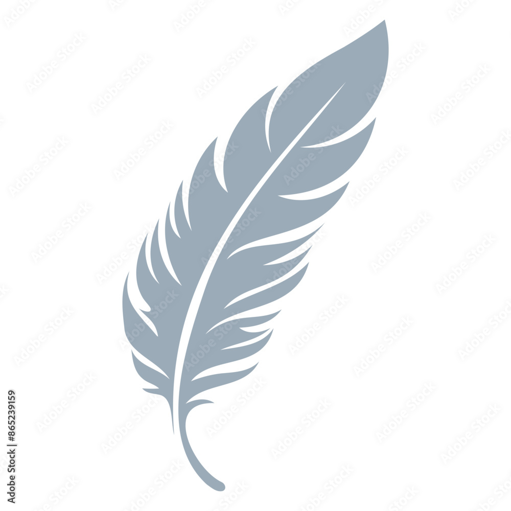 A gray feather A gray feather