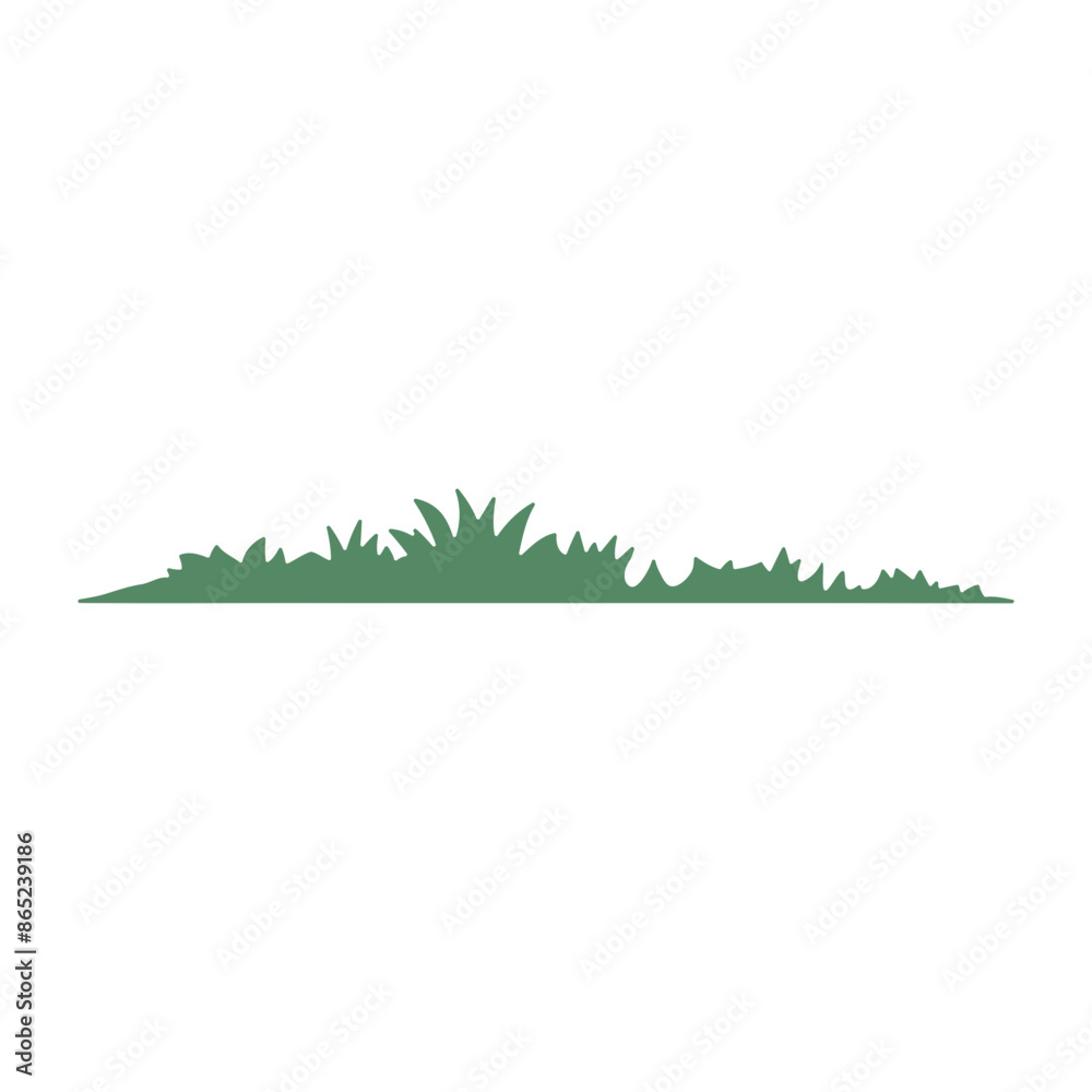 Green grass with leaves and plants Green grass with leaves and plants